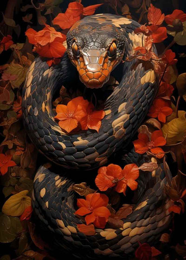Poster Serpent Dessin